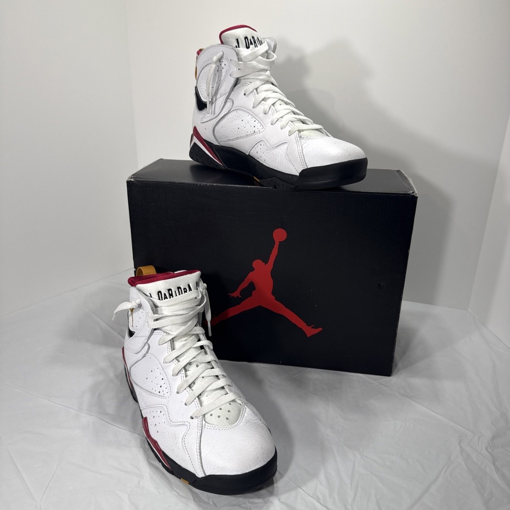 Jordan Air Jordan 7 Retro Cardinal White/Black/Red 2022 Near Deadstock W/ Box